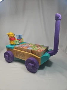 De Colección Disney Winnie The Pooh ABC Vagón con Alfabeto Bloques de Madera Sin Sonido ni Luz - Imagen 1 de 4
