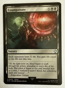 Exsanguinate Commander: Final Fantasy 276 FIC MTG Magic - Bild 1 von 1
