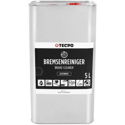 LIMPIADOR DE FRENOS TECPO 5L BRAKE CLEANER BIDÓN FRENOS PIEZAS LIMPIADOR DISOLVENTE DE GRASA - Imagen 1 de 3