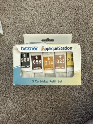 Brother Application Station 5 Cartridge Thread Refill  010, 058, 215, 323, 900 - Image 1 of 2