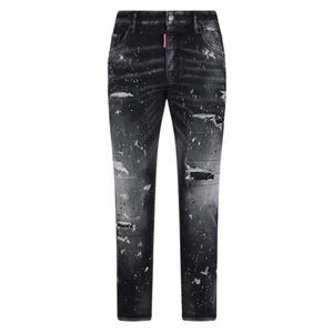 Dsquared2 Skater Jean Paint Splatter Black Wash Jeans - Bild 1 von 2