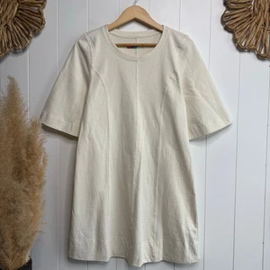 Free People mini dress cotton beach summer shirt dress Medium - Picture 1 of 8