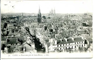 CP 14 CALVADOS - Caen - Panorama pris de Saint-Pierre - Picture 1 of 1