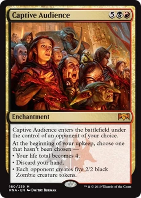 MTG - CAPTIVE AUDIENCE - Ravnica Allegiance (M) - Image 1 of 1