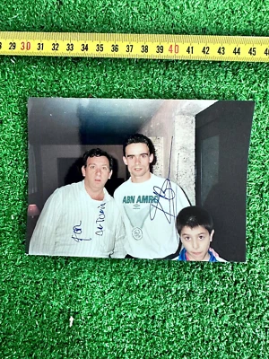 Foto Picture Photo Ajax Overmars Ak Unterzeichnet No Trikot Matchworn - Bild 1 von 2