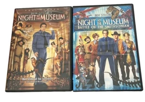 Night at the Museum & Battle of the Smithsonian DVD Movie Collection Lot of 2 - Picture 1 of 3