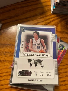 2021-22 Panini Contenders Wang Zhi Zhi International Ticket #21 Dallas Mavericks - Picture 1 of 1