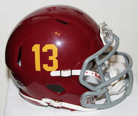 2013 Iowa State Cyclones Custom Riddell Mini Helmet vs Iowa Cover