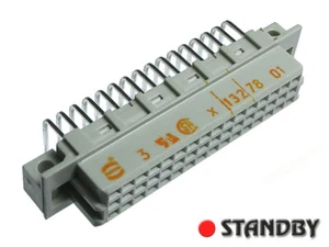 2pcs Female angled 32 pin type R/2 DIN41612, 09 28 132 7801 HARTING Connector - Bild 1 von 2