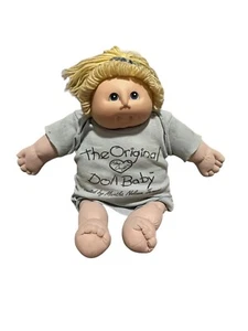 Muñeca Original Bebé Martha Nelson Thomas Fibra Artesanal Rubia Niña De Colección 1984 - Imagen 1 de 7