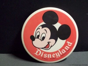 Pin Mickey Mouse Disneyland Botton Vintage Parque Temático Walt Disney Producciones - Imagen 1 de 5
