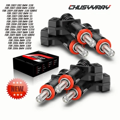6X Inyectores de combustible 7531634 nueva actualización apta para BMW 528xi 2008 3,0 L I6 13537531634 Foto 1 de 4