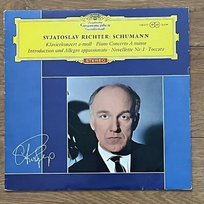Schumann: "Piano Concerto In A Minor," DG Red Stereo, 138077 SLPM, S Richter, EX - Image 1 of 4