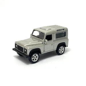 Welly NEX 1:60 1:64 Series Land Rover Defender 90 Silver Die Cast Toy Car 52367 - Picture 1 of 3
