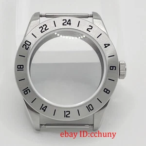 39mm watch case domed Sapphire Glass fit NH34 NH35 NH36 ETA 2824 PT5000 movement - Picture 1 of 9
