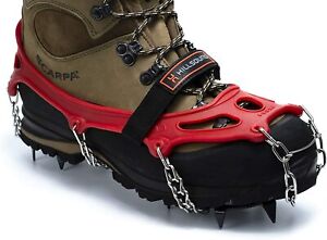Hillsound Trail Crampon - Ice Traction Device/Crampons, 11 Carbon Steel Spikes
