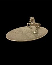 Vintage Seba - Silver Plated Leaping Horse Pin Tray, Trinket Dish