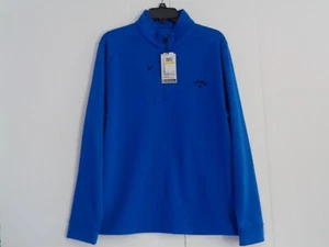 Pullover Para Hombre Callaway "Azul Lapislázuli" Cuarto Cremallera Nuevo M/M - Imagen 1 de 14