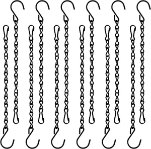 12-Pack 9.5-Inch Hanging Chains for Feeders, Planters, Lanterns, and Ornaments ( - Picture 1 of 12