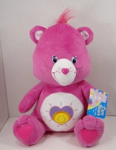 Care Bears Pink Shine Bright Bear Plush 15" NWT Nanco 2006 - Picture 1 of 8