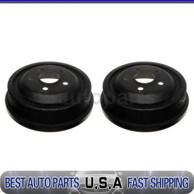 Par de tambores de freno de frenos traseros para Ford Mustang 1965-1973 para Ford Fairlane 62-70 Foto 1 de 4