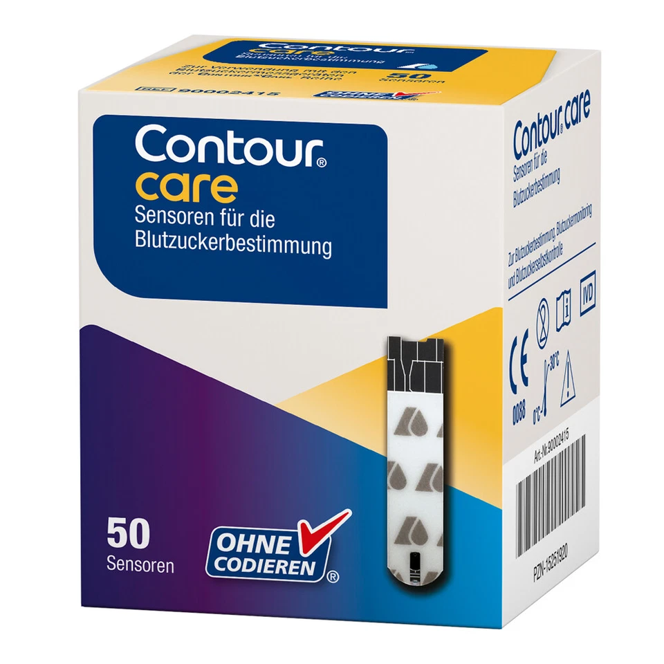 CONTOUR Care Sensoren Teststreifen - 50 Stück - PZN 15251920 - OVP v.med. FH - Bild 1 von 1