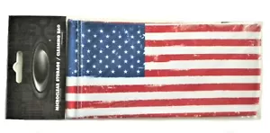 Oakley USA Flag Large 7.5" Eyeglass & Sunglass Microfiber Pouch Bag - Picture 1 of 2