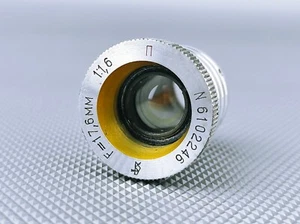 Lens F=17,6 mm 1:1,6 Red P №6102246 (90) - Picture 1 of 7