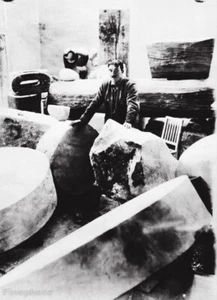 1922/73 Vintage FERNAND LEGER Sculptor By BRANCUSI Studio Artist Photo Gravure - Picture 1 of 1