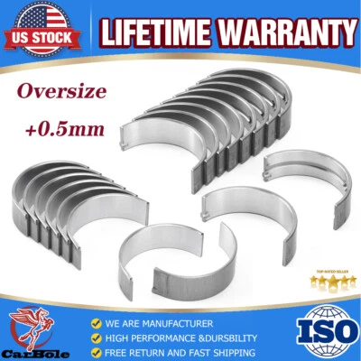 21020-2B100 Main & Rod Bearings For 2012-2019 Hyundai Accent Veloster Rio 1.6L - Image 1 of 4