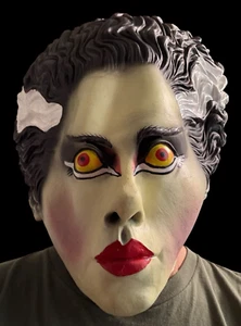 Bride of Frankenstein Halloween Mask Vintage 1997 Paper Magic Group Monster - Picture 1 of 8