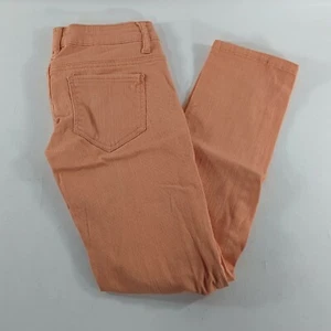 Mossimo Supply Co. Skinny Pink Salmon Jeans Womens Size 1 Fit 6 - Picture 1 of 6