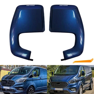 2x Außenspiegel Abdeckung Spiegelkappe Blau Für Ford Transit Custom V362 ab 2012 - Bild 1 von 12