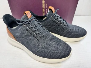 Zapato informal de vestir Johnston & Murphy Amherst 2.0 tejido punta lisa, negro jaspeado  - Imagen 1 de 5