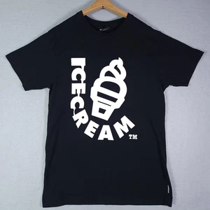 Icecream Shirt Mens Medium Black White Graphic Tee Streetwear Skatewear Logo - Picture 1 of 7