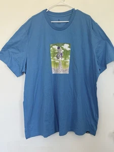 adidas Rocket Boost Blue Short Sleeve Crew Neck Graphic Print T Shirt Sz 4X NWT - Picture 1 of 6