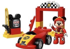 LEGO Duplo Set 10843 Mickey Racer INCOMPLETE No Box Baby Kids Toys Retired