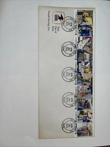 1973 USPS First Day Of issue Cover (10 Stamps) - Picture 1 of 1
