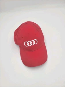 Audi Cap Men's Red Baseball Hat One Size ` - Picture 1 of 6