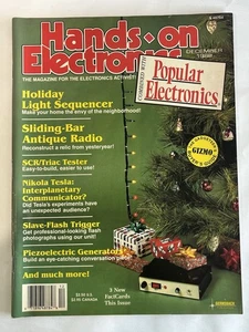 HANDS ON ELECTRONICS MAGAZIN - DEZ. 1988 - BAUEN SIE EIN SCHIEBE-KRISTALLRADIO - Bild 1 von 10
