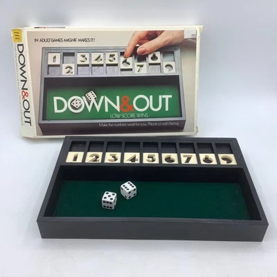 Vintage 1979 Down & Out 2231 Dice Party Game Mag-Nit - Image 1 of 4