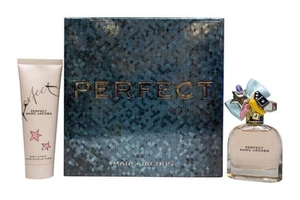 MARC JACOBS PERFECT GIFT SET 50ML EDP + 75ML BODY LOTION - WOMEN'S FOR HER. NEW - Picture 1 of 1