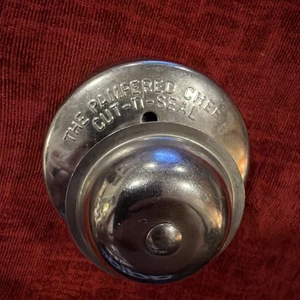 The Pampered Chef Cut-N-Seal 3" kleiner Gebäckschneider und Versiegelung - Silber - Bild 1 von 6