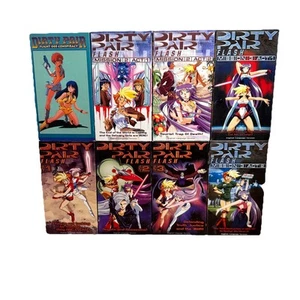 Dirty Pair Flash VHS Lot (8) English Language Version Act 1 2 3 Mission 2 & 3 .. - Picture 1 of 16