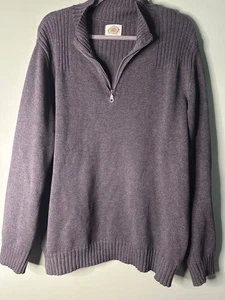 Paradise Collection Men’s XL Gray Cotton Sweater Classic Preppy Pullover office - Picture 1 of 6