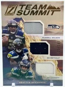 Maglia Wilson, Metcalf, Lockett 2021 Zenith Team Summit /149 Seahawks #TS-SS - Foto 1 di 3