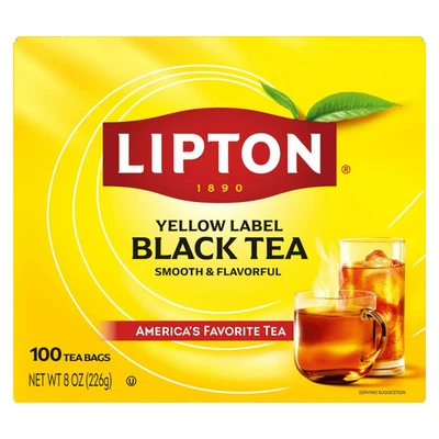 Lipton Black Tea bags, 100 count...