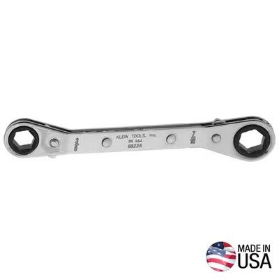 3/8 In. X 7/16 In. Fully Reversible Ratcheting Offset Box Wrench - Image 1 of 4