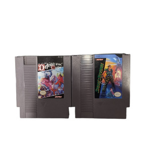 Lot of 2 Snake's Revenge & Defender of the Crown Nintendo NES Video Games