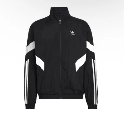 Adidas Originals Мужская Rekive Track куртка сплетенный TT HK7322 черный белый размер L - Изображение 1 из 4